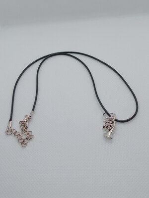 Charm Fashion Necklace on 18 inch leather rope cord - image1
